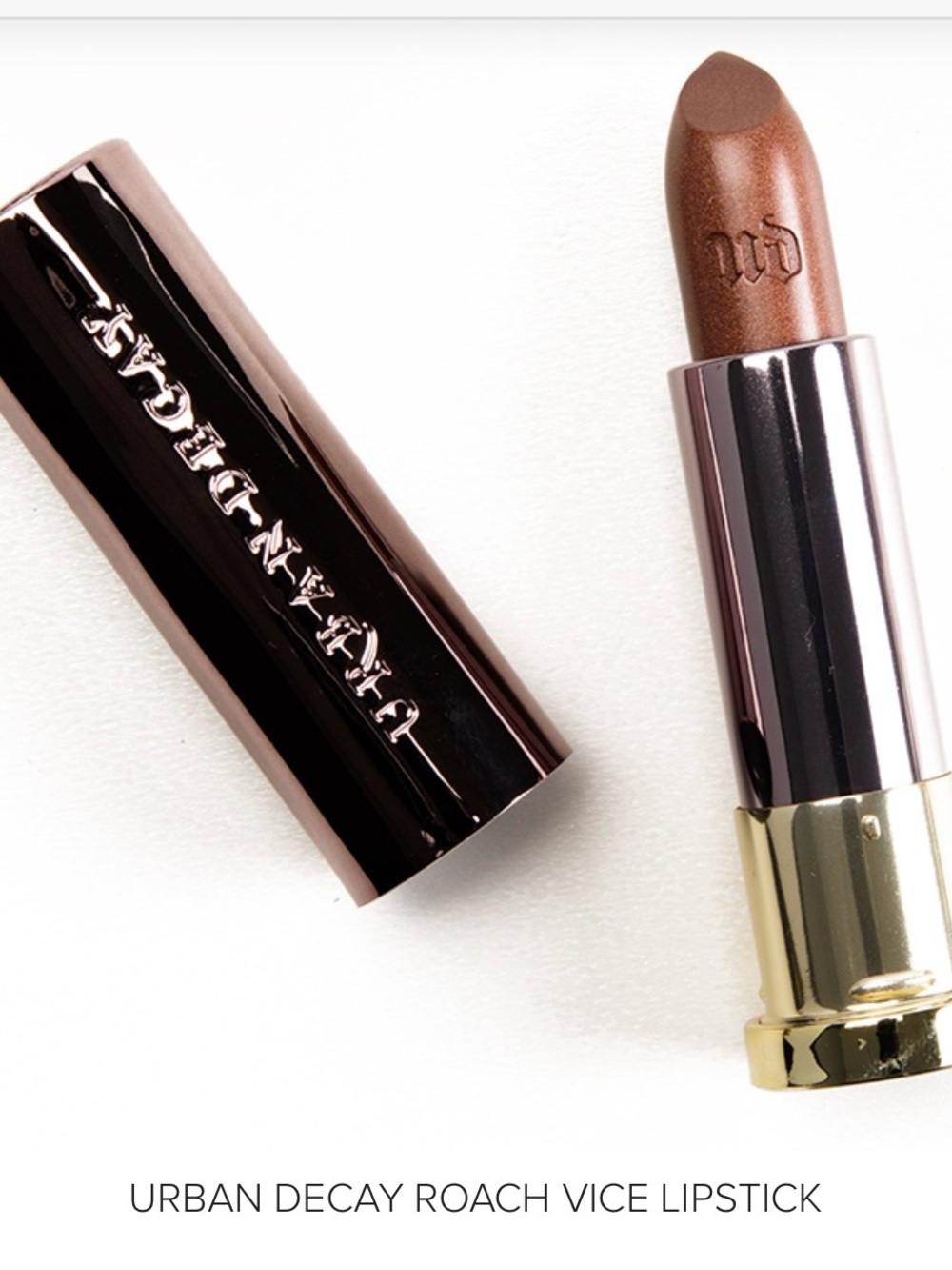 NWOT Urban Decay Lipstick — Shimmery Brown Bronze
